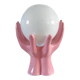 Ceramic hand lamp design 70s