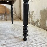 Oval pine farm table with 2m extensions