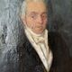 Old portrait oil on canvas country decoration