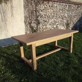 Solid oak farmhouse table