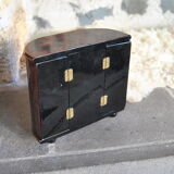 Woodworker's jewelry box mahogany tint 70s/80s