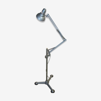 Lamppost anglepoise vintage with wheels of ASEA 1950 s