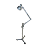 Lamppost anglepoise vintage with wheels of ASEA 1950 s