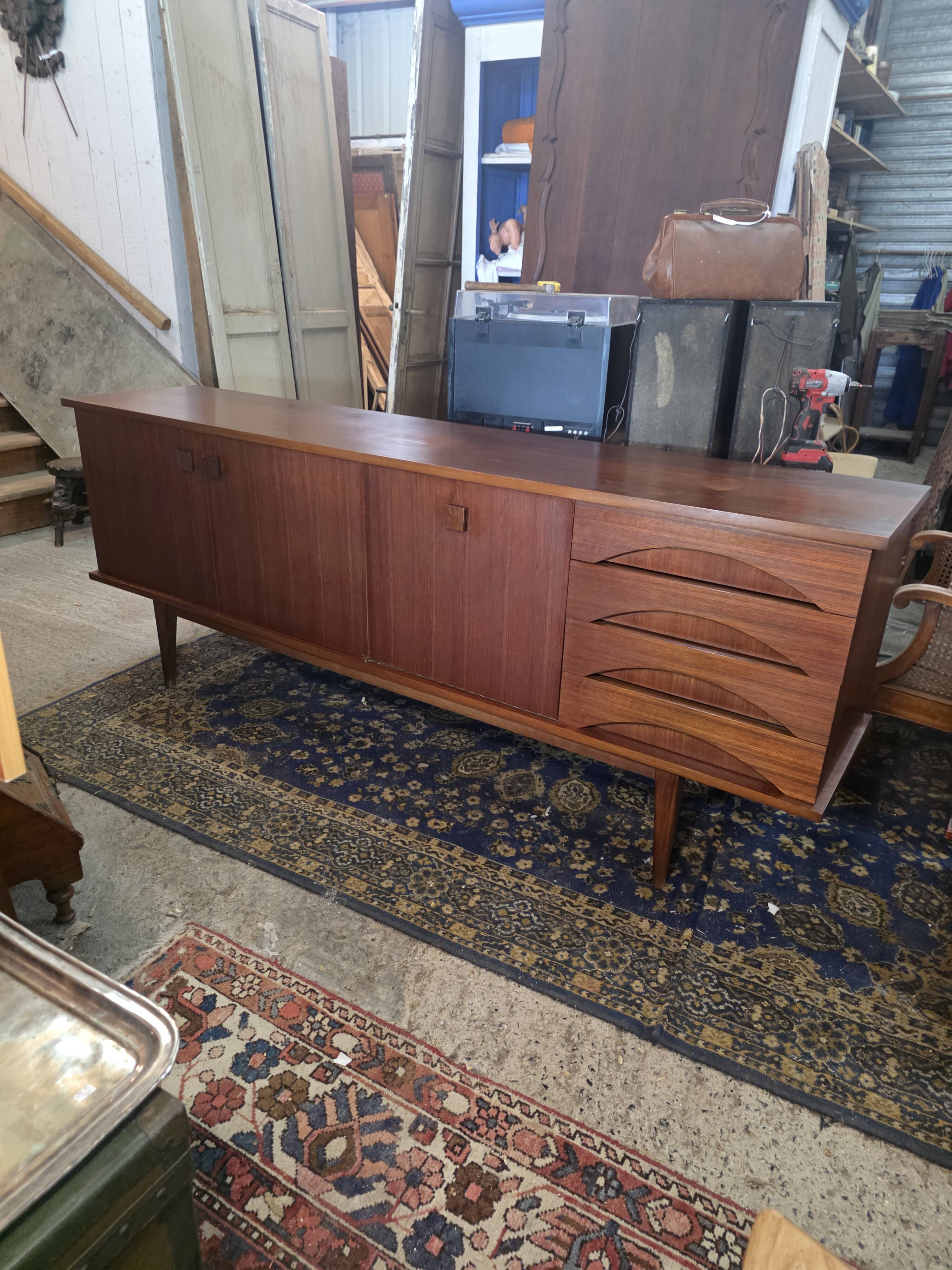 Scandinavian teak sideboard from the 1960s.