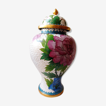 Vase chinois cloisonné