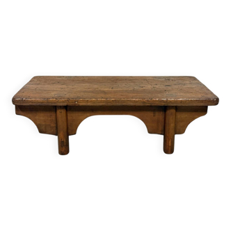 Rustic antique low coffee table side table 1900’s