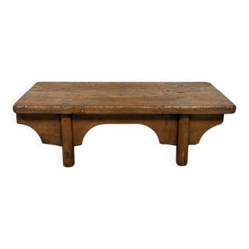Rustic antique low coffee table side table 1900’s
