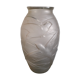 Art Deco vase in molded glass with swallow decorations