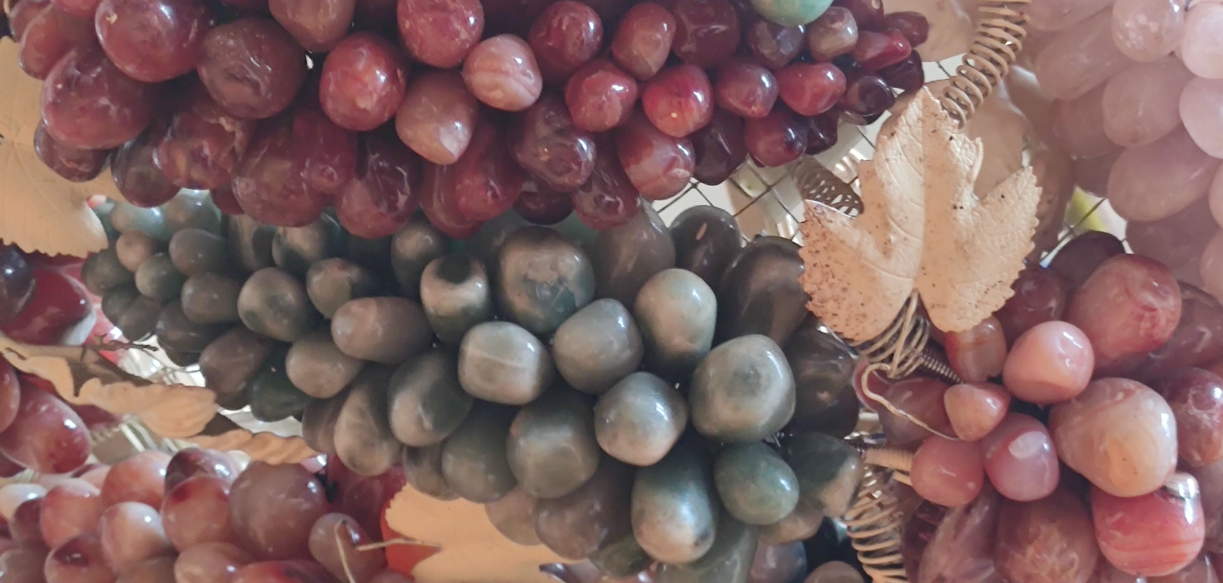 Chandelier Murano bunches of grapes