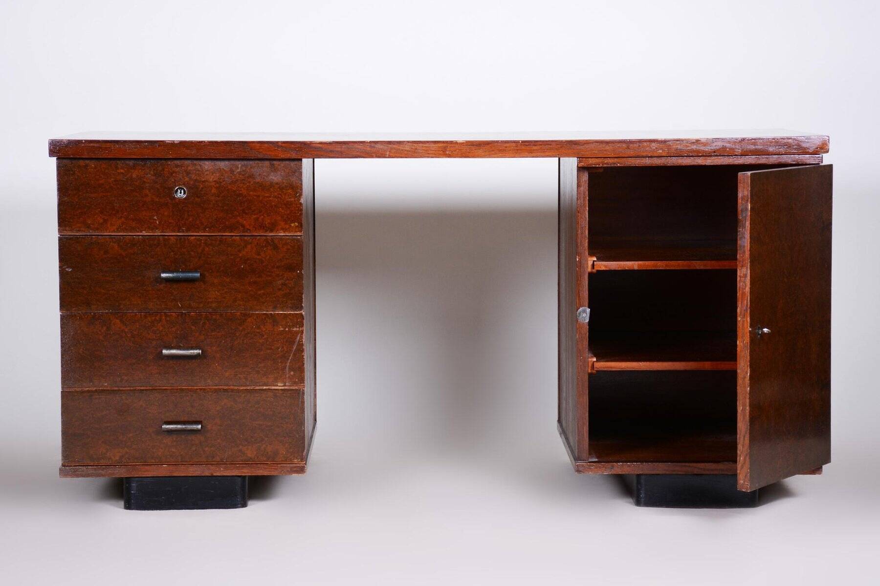 Art Deco Writing Desk by Jindřich Halabala, 1930s
