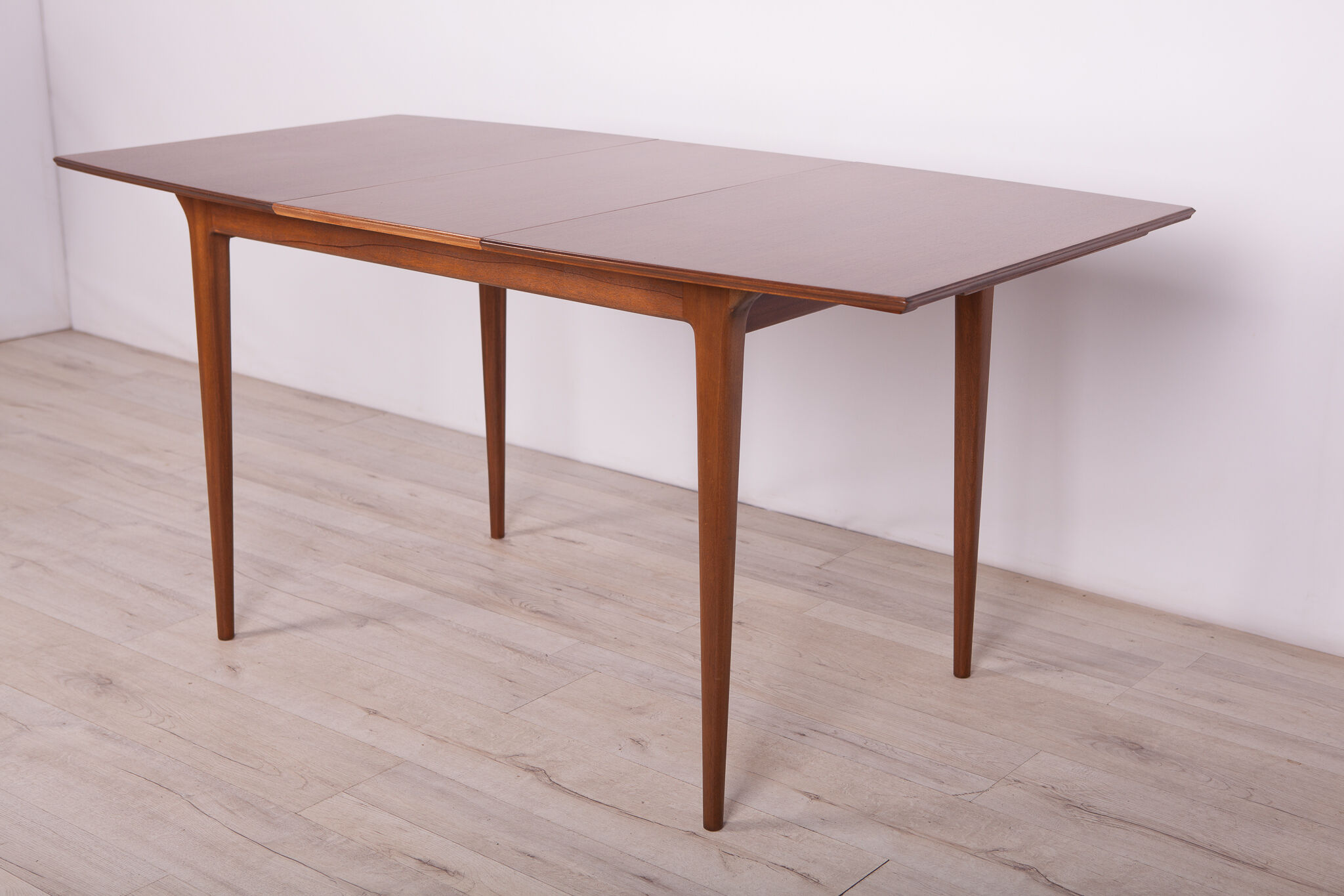 Teak extendable dining table from mcintosh, 1960