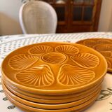 Lot de 6 superbes assiettes + 1 plateau