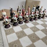 Franklin Mint Raj Collectible Chess Sets, 1970s.
