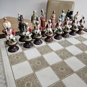Franklin Mint Raj Collectible Chess Sets, 1970s.