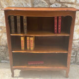 Petite Bibliothèque ou Bibus en Chêne de style Louis XV