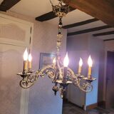 Wrought iron chandelier