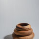 Bowl or monoxyl teak cut d:25.5