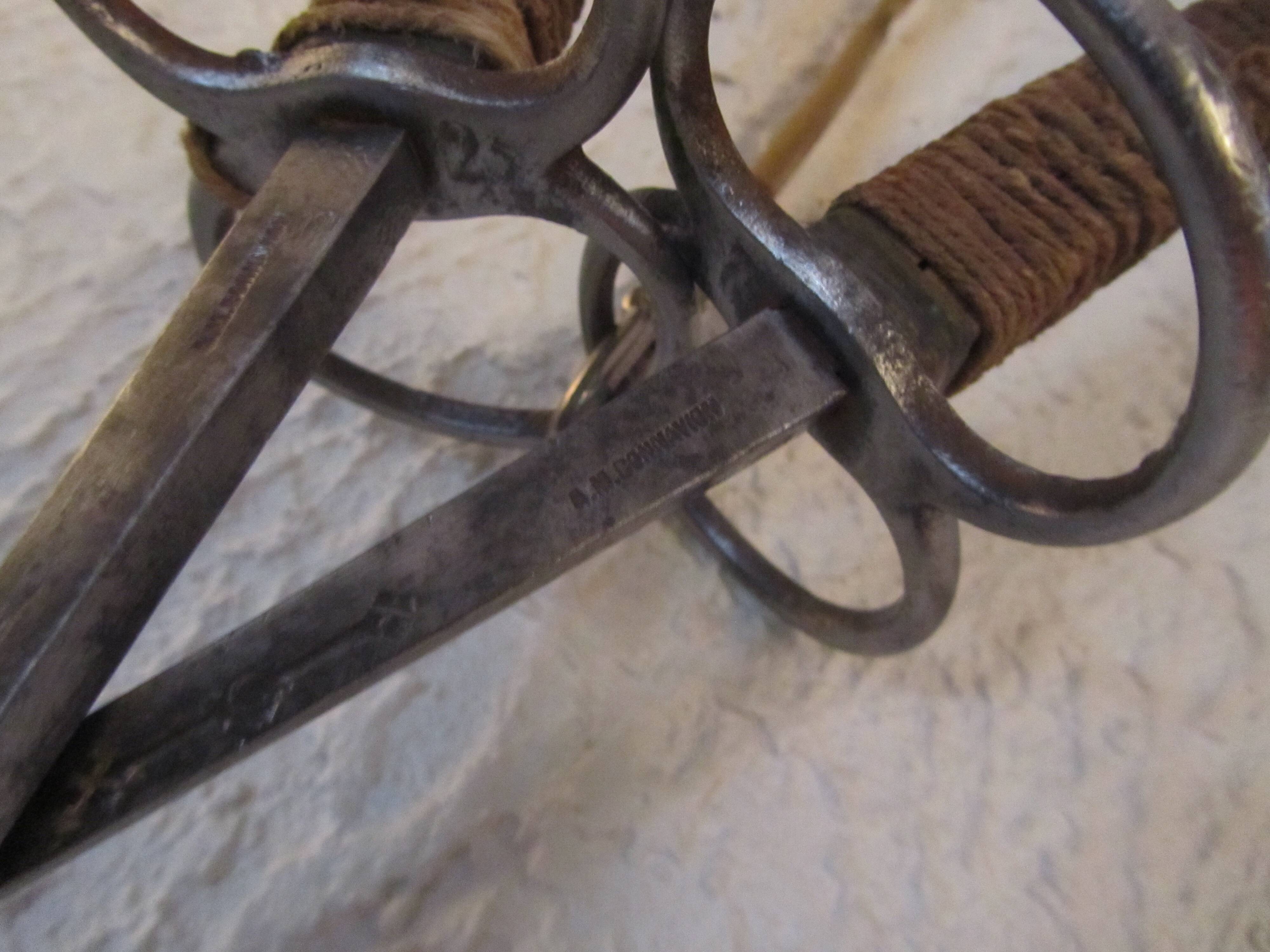 Pair of training foils, late 19th century.