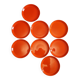 Orange mbfa Pornic 1970 plates, set of 8