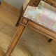 Low chair Louis XVI cherry pegged early nineteenth era