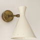 Set of three Italian design wall lights from the 1950s.