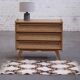 Commode vintage rotin