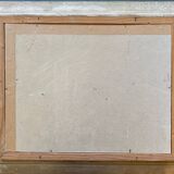 Hsp painting new york "usa" 1920 alice thevin (1862 - 1937) + frame