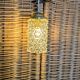 1960s cut glass portable lamp - Accent light (2 available)