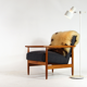 Danish vintage retro chair Ejvind Johansson FDB in teak
