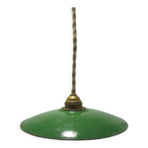 Suspension in green enamelled sheet metal