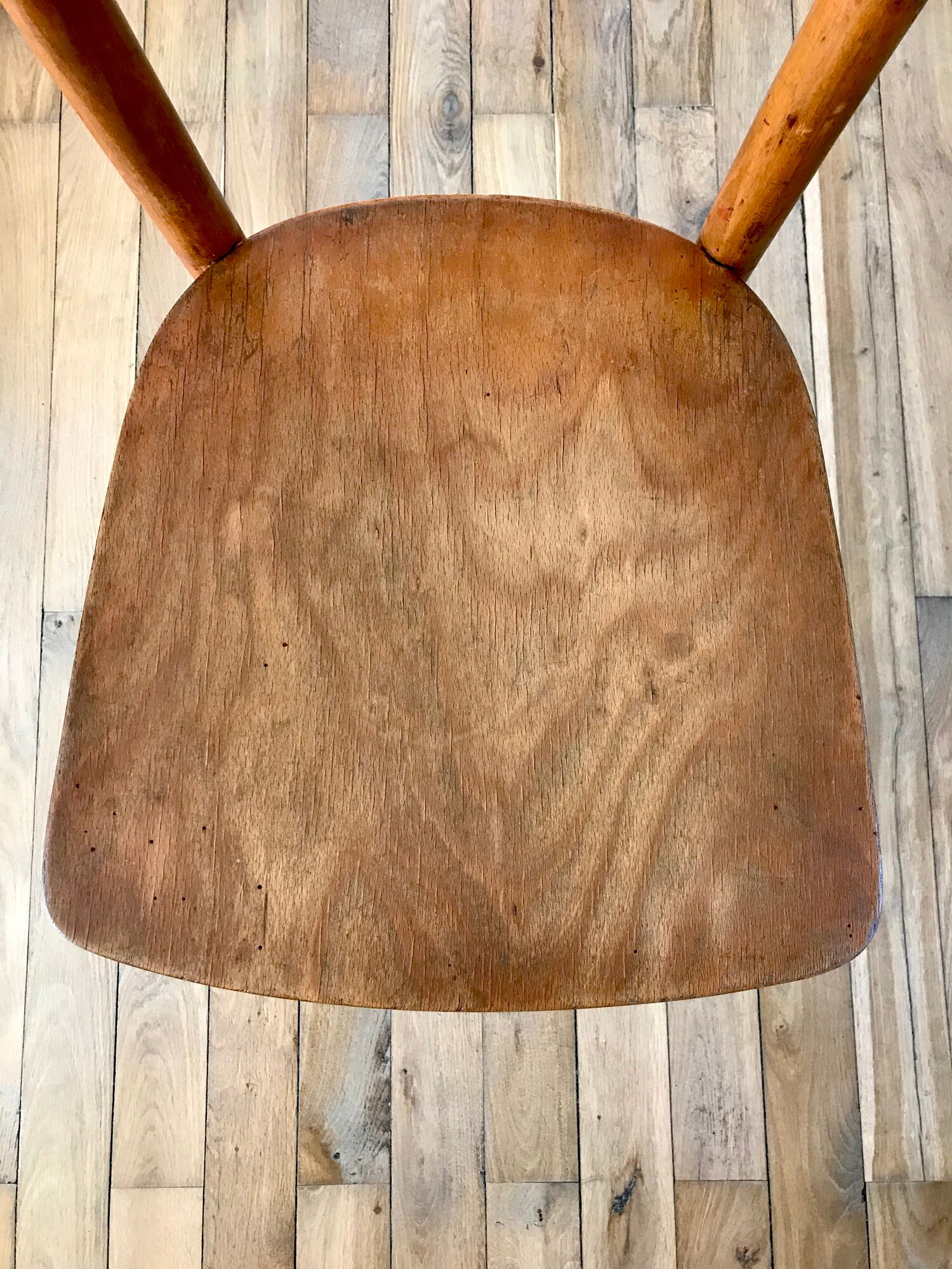 Thonet bistro chair in curved wood early twentieth century