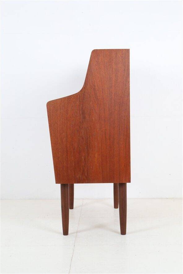 Mid-century teak bureau / secretary desk / Danish modern design / 1960s