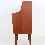 Mid-century teak bureau / secretary desk / Danish modern design / 1960s