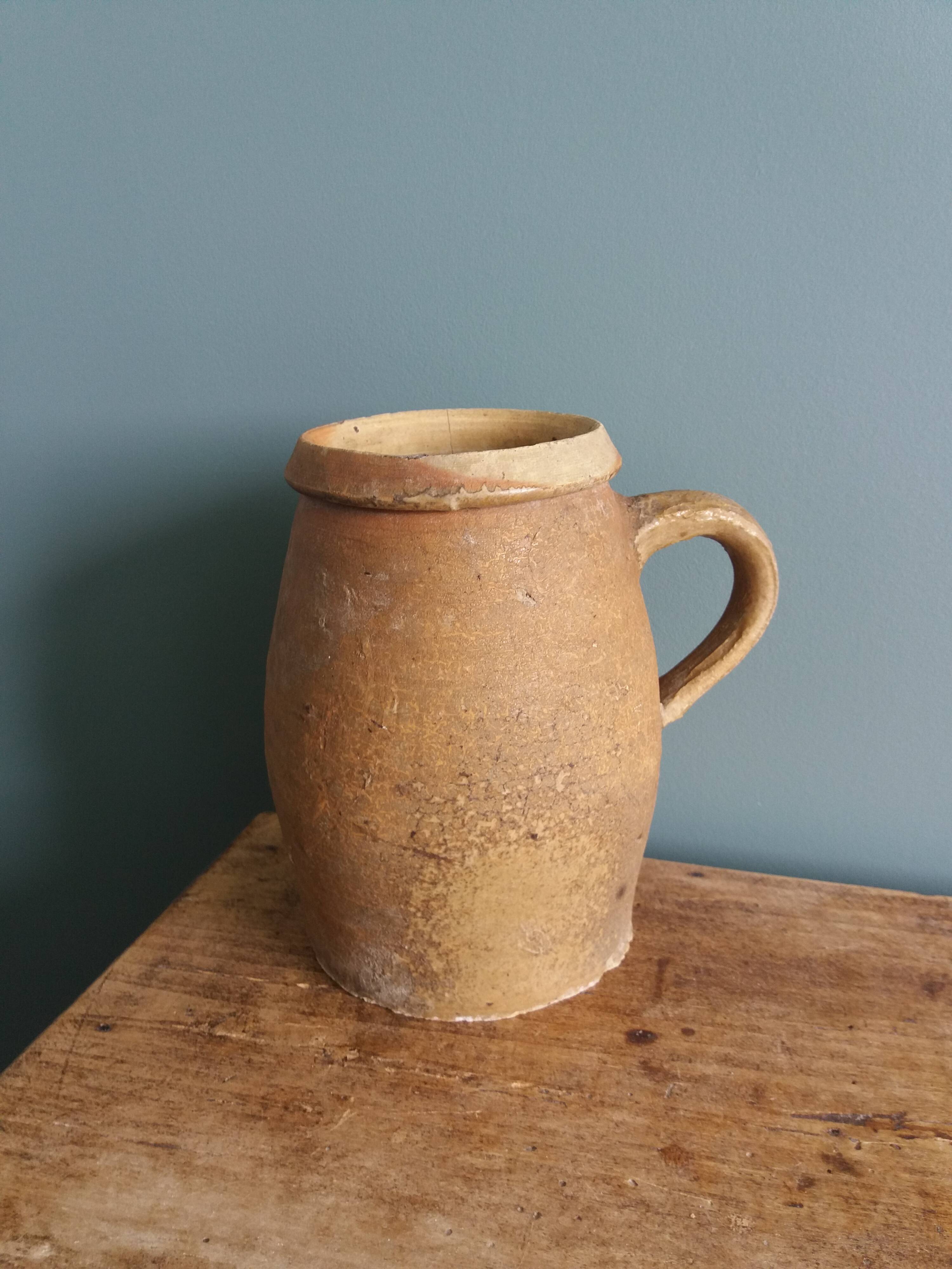 Terracotta pot jar