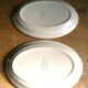 Set of 2 oval serving dishes faience Gien