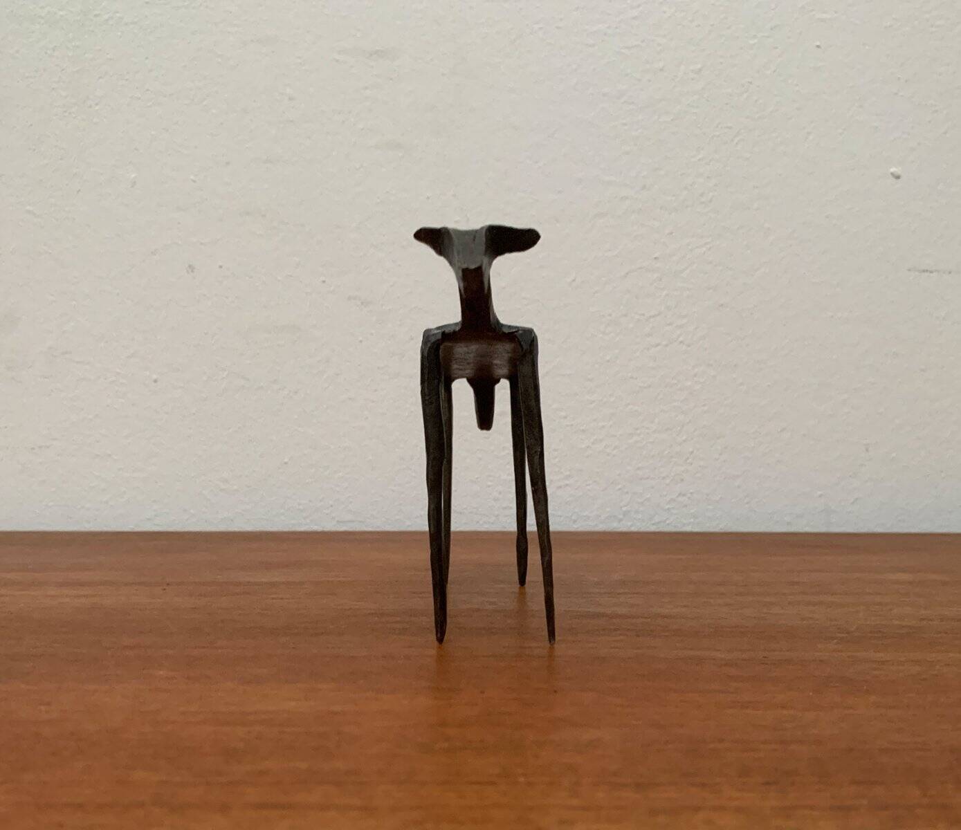 Mid-century wrought iron animal sculpture