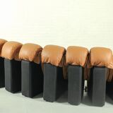 De Sede DS-600 'Non Stop' Sofa DS-600 by Eleonore Peduzzi Riva for de Sede with 9 elements, Switzerl