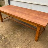 Dining farm table 250cm solid oak 1980