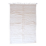 Tapis Blanc Beni Ouarain - 290 x 190 cm