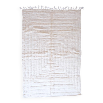 Beni Ouarain White Rug - 290 x 190 cm
