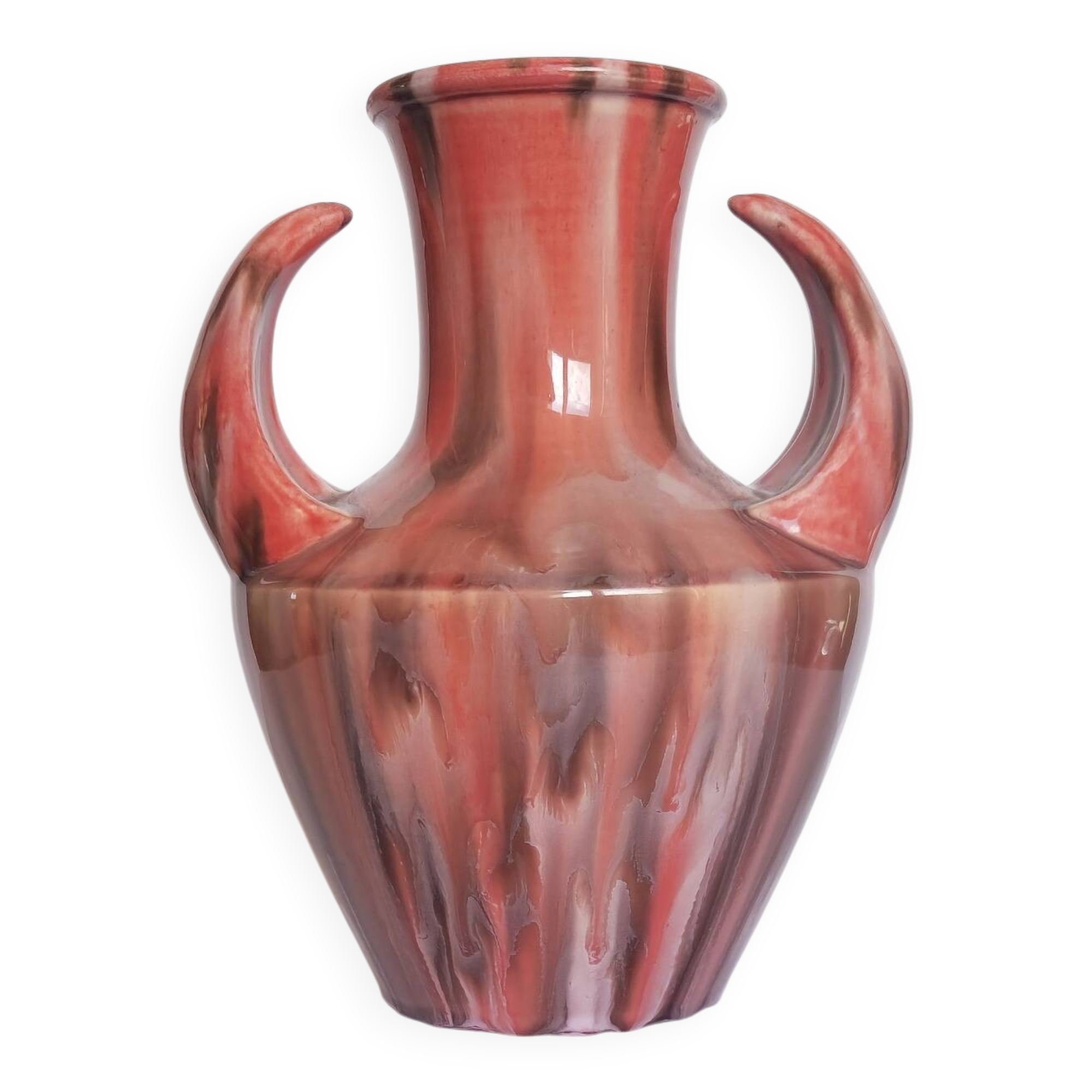 Beautiful Art Deco vase signed L. Castel.