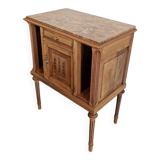 Louis XVI style wood and marble furniture