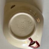 Ceramic empty pocket bowl signed Lude France 1960s