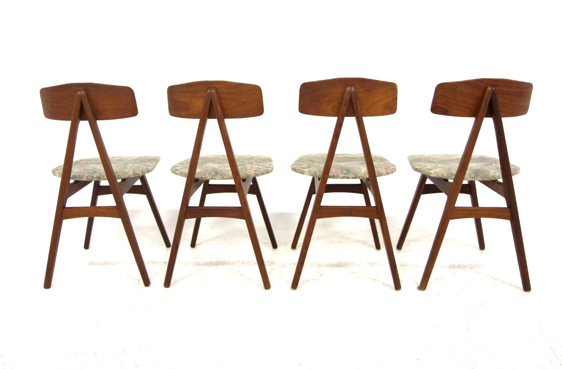 Set of 4 Scandinavian chairs "Nizza" Bengt Ruda, Sweden, 1960