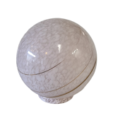 Grand abat-jour vintage nuage rose