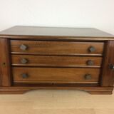 Safe cabinet 3 drawers for silver housewife