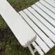 6 fauteuils de jardin bois vintage pliant