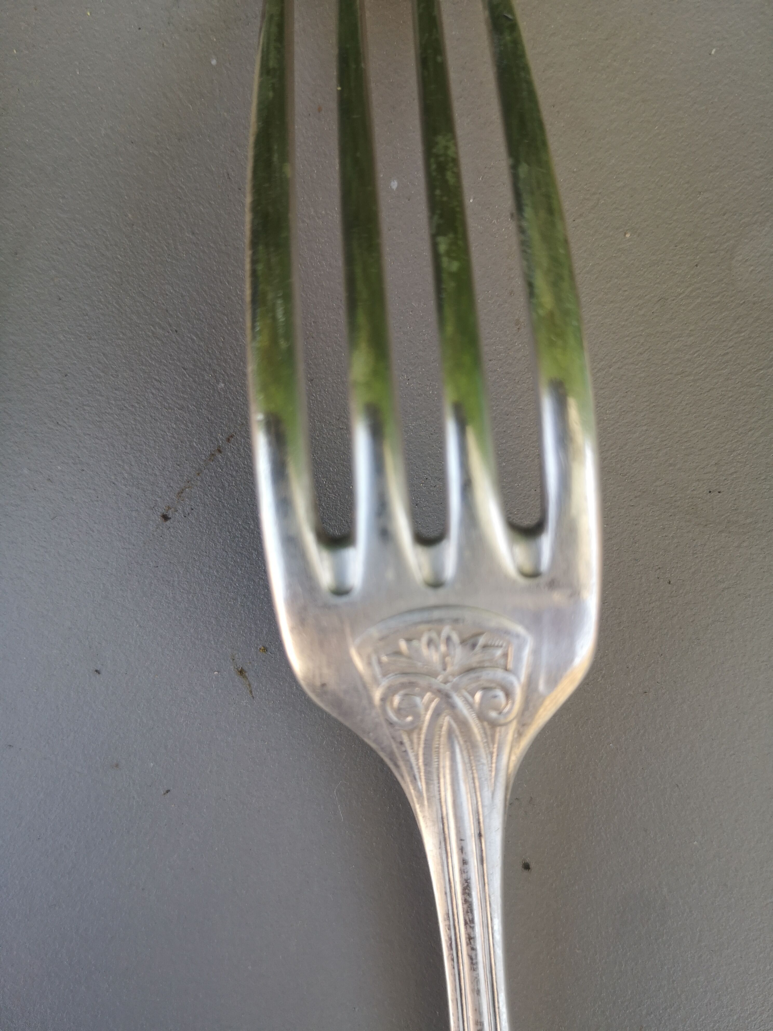 Silver metal forks