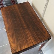Table d’appoint, bureau 1 tiroir en placage de palissandre, 1950