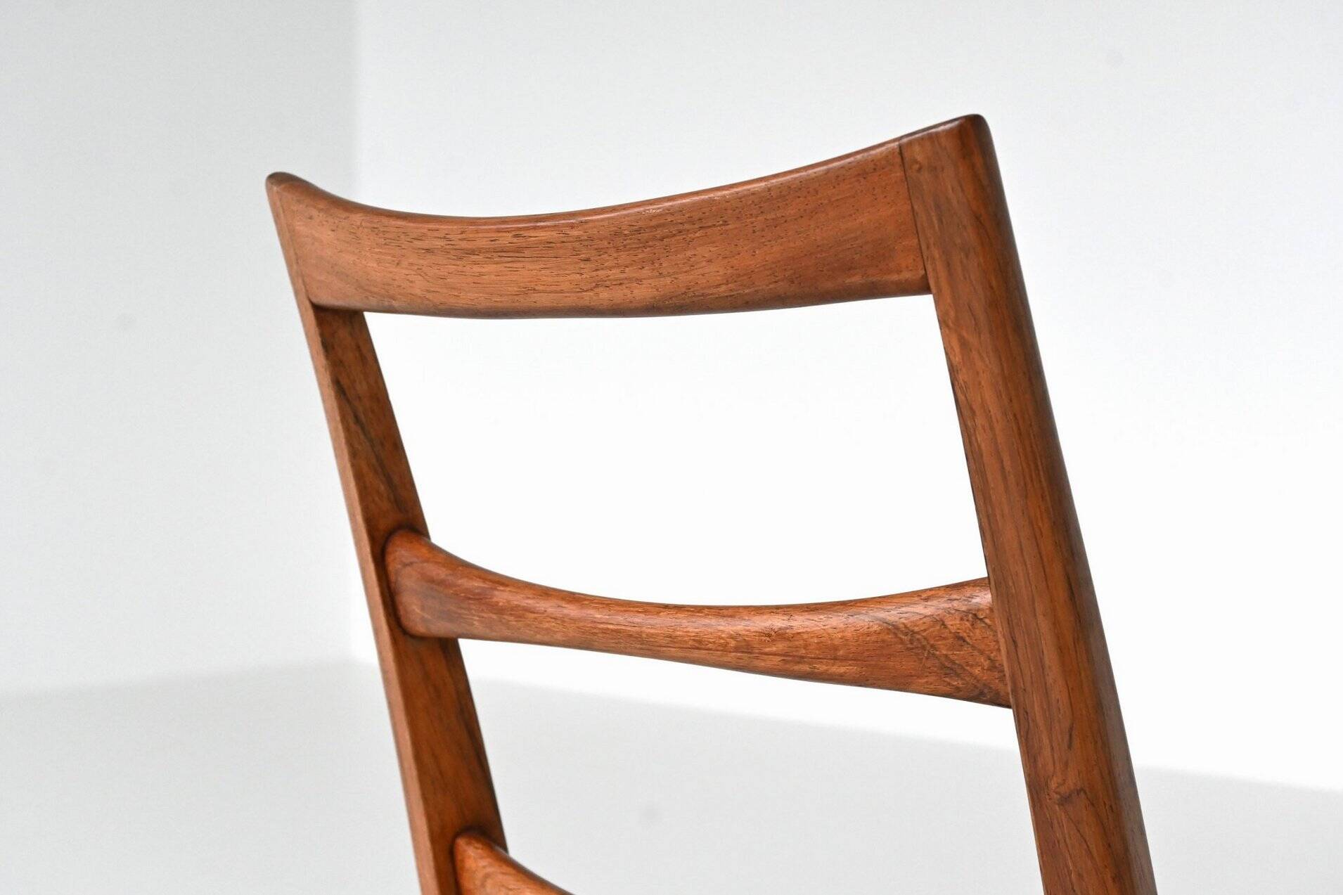 Chaises de salle à manger 'Lis' de Niels Koefoed en palissandre Koefoeds Danemark 1960